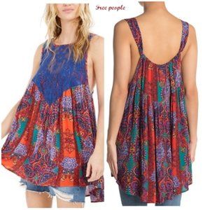 NWT Free People Count Me In Trapeze Mini Dress, small